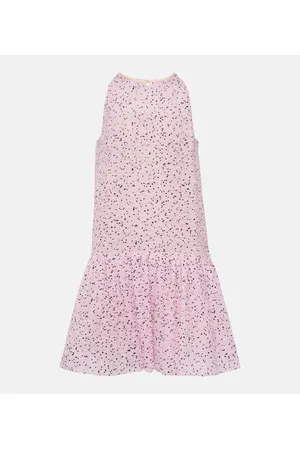 Oscar de la Renta Minikleid aus Fil Coupé