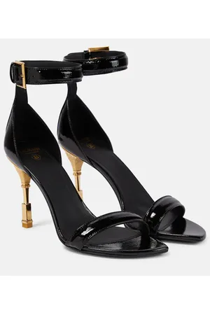 Balmain Sandalen Moneta aus Lackleder