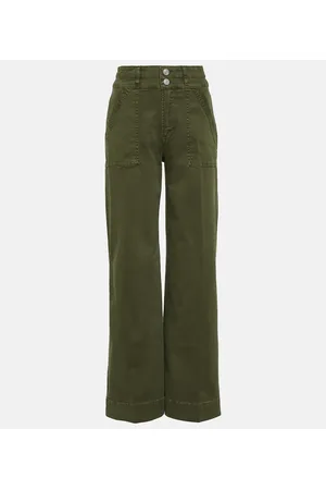 Frame High-Rise Wide-Leg Jeans