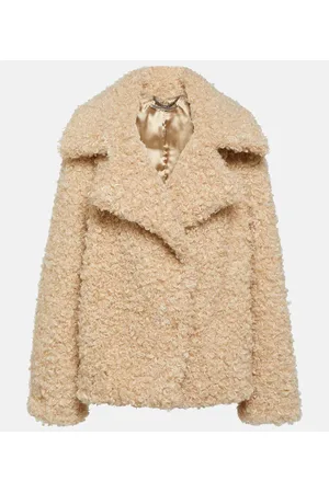 Stella McCartney Mantel aus Teddyfleece