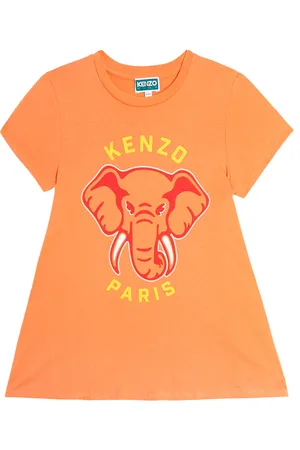 Kenzo Bedrucktes Kleid aus Baumwoll-Jersey