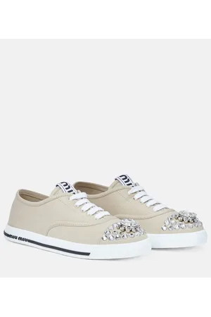 Miu Miu Verzierte Sneakers