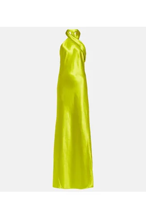 GALVAN Maxikleid aus Satin