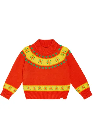 Tiny Cottons Pullover Folky aus Baumwolle und Wolle