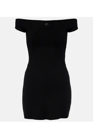 Courrèges Courrèges Minikleid aus Rippstrick