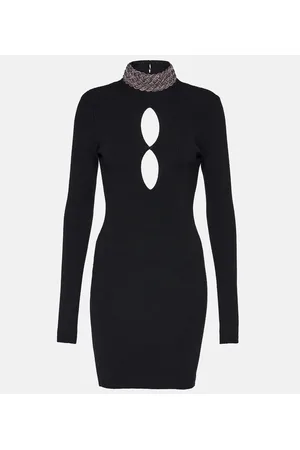 GIUSEPPE DI MORABITO Minikleid aus einem Wollgemisch