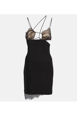 Nensi Dojaka Minikleid mit Spitze