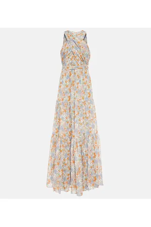 VERONICA BEARD Maxikleid Florencia aus Seide