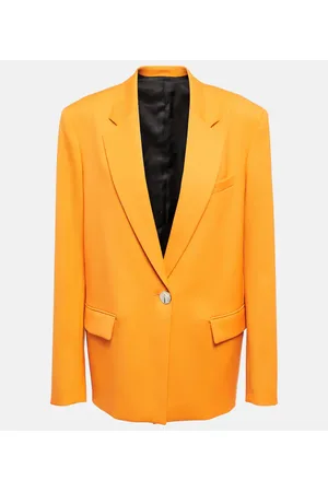 The Attico Blazer Bianca aus einem Wollgemisch