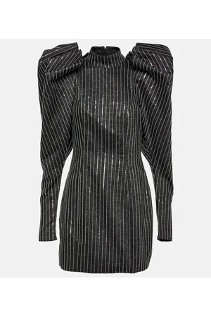 ROTATE Verziertes Minikleid aus Baumwoll-Twill