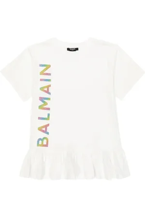 Balmain Kleid aus Baumwoll-Jersey