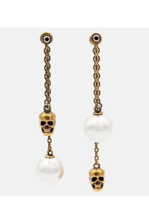 Alexander McQueen Ohrringe mit Kristallen und Zierperlen