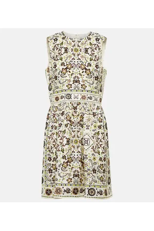 Tory Burch Bedrucktes Minikleid aus Seide