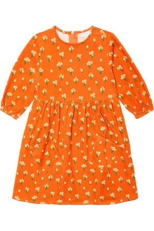 Stella McCartney Bedrucktes Kleid aus Baumwoll-Cord