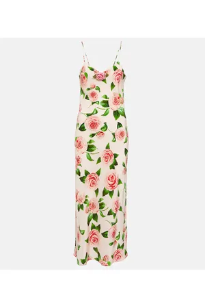 RODARTE Bedrucktes Slipdress aus Seide