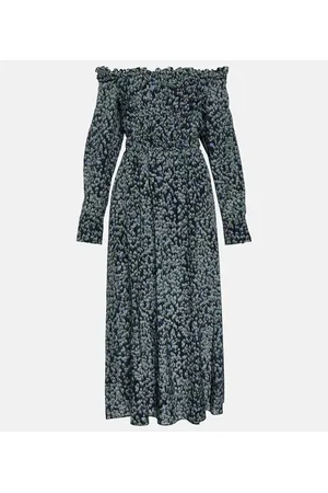 Altuzarra Bedrucktes Midikleid Lillian aus Seide