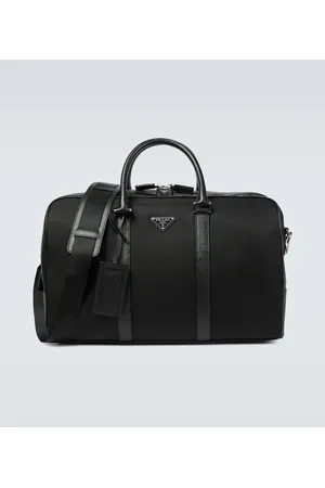 Prada Weekender aus Re-Nylon mit Saffiano-Leder