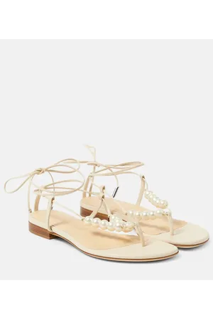 MAGDA BUTRYM Verzierte Sandalen aus Leder