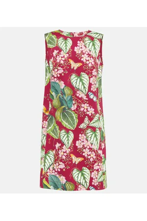 Oscar de la Renta Minikleid aus einem Baumwollgemisch