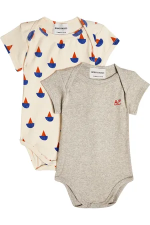 Bobo Choses Baby Set aus zwei Bodys aus einem Baumwollgemisch