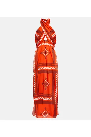 JOHANNA ORTIZ Bedrucktes Maxikleid aus Baumwolle
