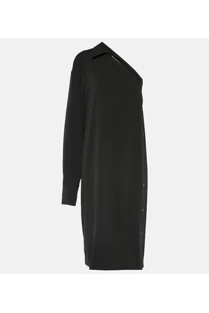 Sportmax Midikleid Zurca aus Seiden-Georgette