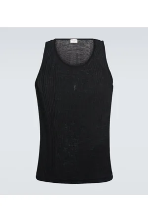 Saint Laurent Top aus Wolle