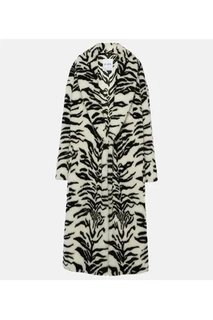The Attico Mantel aus Faux Fur
