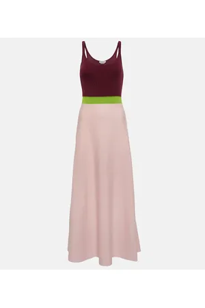 GABRIELA HEARST Maxikleid aus Wolle und Seide