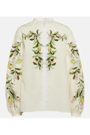 Giambattista Valli Bestickte Bluse aus Baumwolle