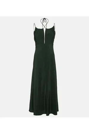 Totême Midikleid aus Crêpe de Chine
