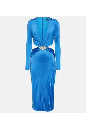 VERSACE Midikleid Medusa Biggie aus Satin