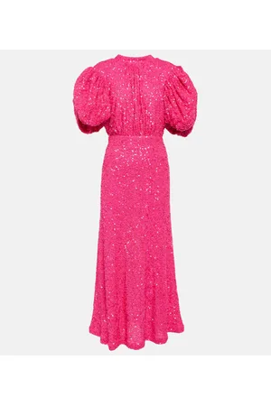 ROTATE Maxikleid mit Pailletten