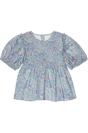 The New Society Top Albertina aus Baumwolle