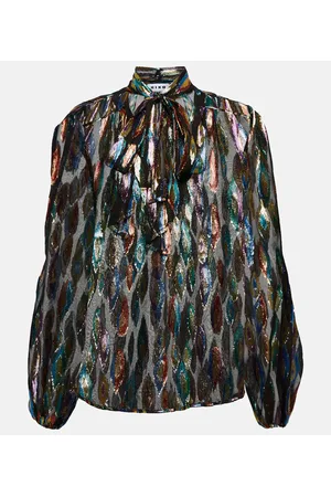 RIXO London Bluse Moss aus Chiffon