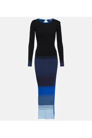 Staud Maxikleid Edna aus Rippstrick