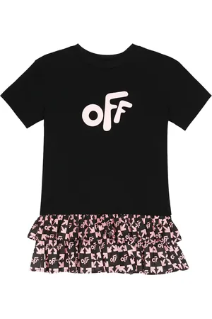 OFF-WHITE Bedrucktes Kleid aus Baumwolle