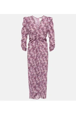 Isabel Marant Midikleid Albini aus einem Seidengemisch