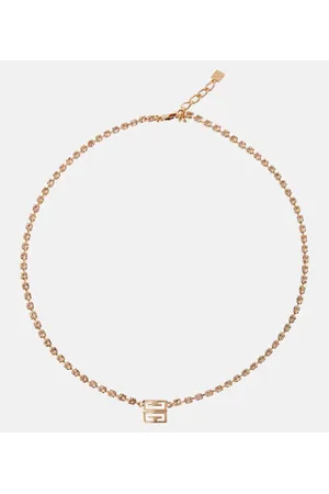 Givenchy Halskette 4G mit Kristallen