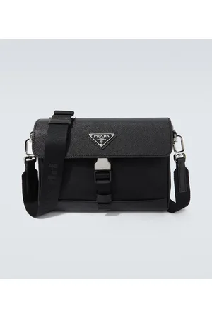 Prada Messenger Bag aus Re-Nylon mit Leder