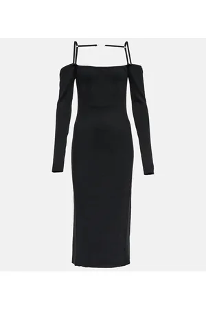 Jacquemus Midikleid La Robe Sierra aus Rippstrick