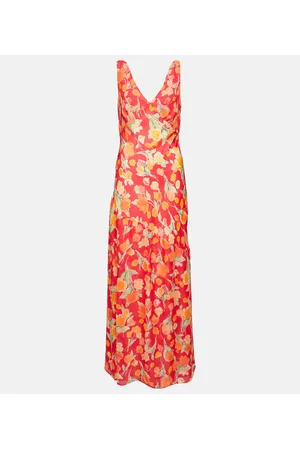 RIXO London Bedrucktes Maxikleid Moniq