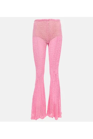 BLUMARINE Schlaghose aus Häkelstrick