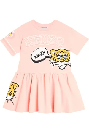 Kenzo Bedrucktes Kleid aus Baumwoll-Jersey