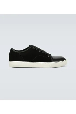 Lanvin Sneakers DBB1 aus Veloursleder mit Leder