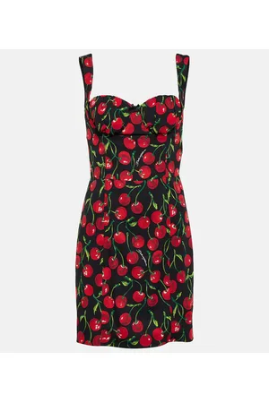 Dolce & Gabbana Minikleid aus einem Seidengemisch