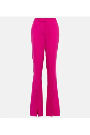 GIUSEPPE DI MORABITO Mid-Rise-Hose aus einem Wollgemisch