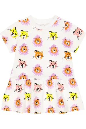 Stella McCartney Baby Bedrucktes Kleid aus Baumwolle