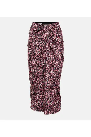 Marant Etoile Bedruckter Midirock aus Jersey