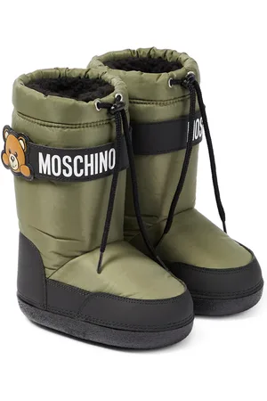 Moschino Schneestiefel mit Faux Shearling